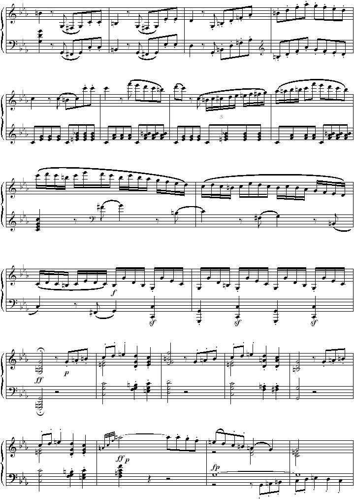 -  18 -L. van Beethoven, Opus 10, Nr. 1