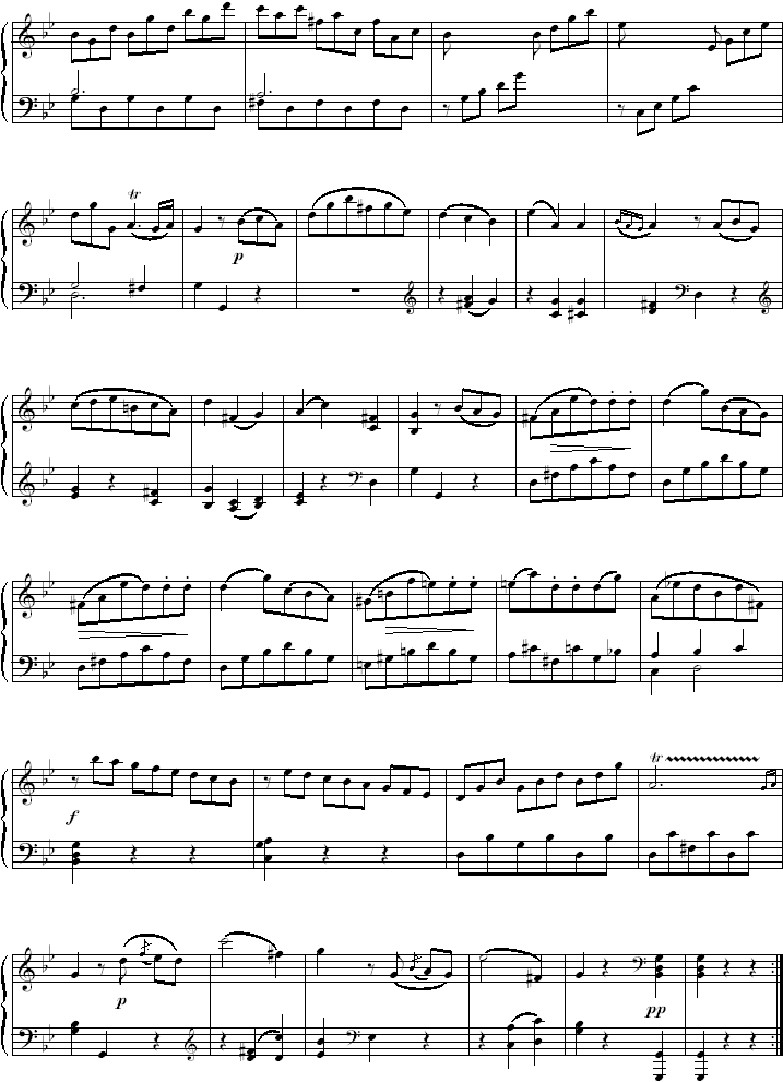 - 6 -Mozart, KV 312